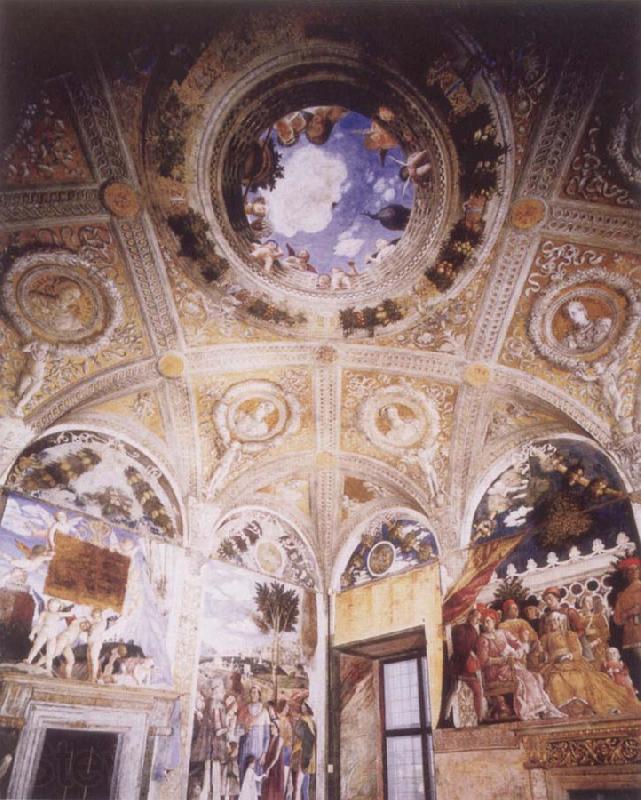 Andrea Mantegna Camera Picta,Ducal Palace Spain oil painting art